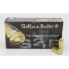 Picture of SELLIER & BELLOT 9MM SHORT 92gr FMJ AMMO