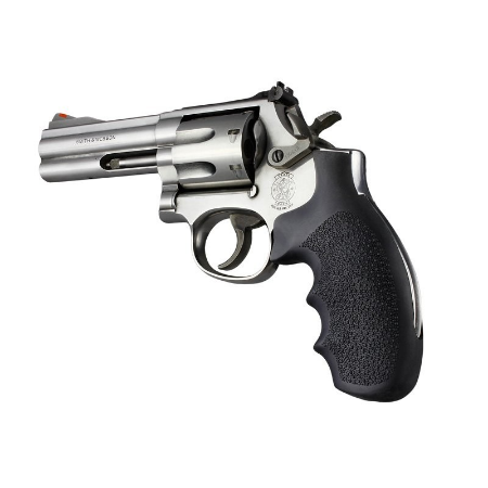 Picture of HOGUE GRIP S&W K&L ROUND BUTT BLACK