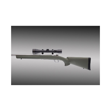 Picture of HOGUE STOCK RUGER M77 LA Std/Bar. P/Bed OD Green