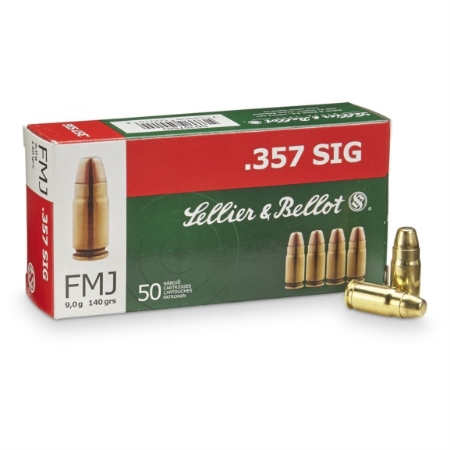Picture of SELLIER & BELLOT 357SIG-140gr FMJ AMMO