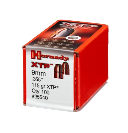 Picture of HORNADY 9mm-115gr HP XTP (100)
