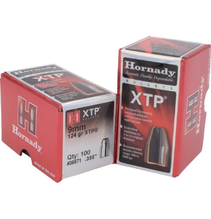 Picture of HORNADY 9mm-124gr HP XTP (100)