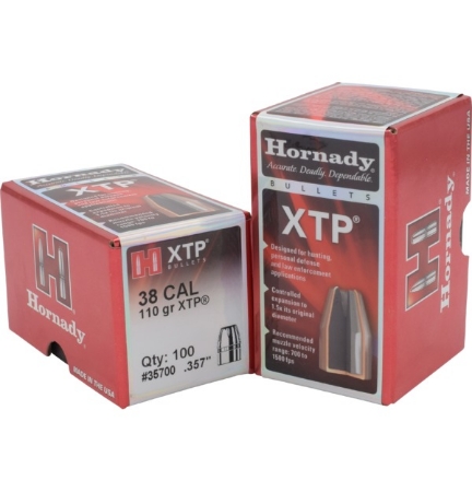 Picture of HORNADY 38-110gr HP XTP (100)