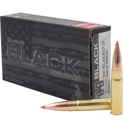 Picture of HORNADY 300 BLACK OUT-208gr A-MAX BLACK