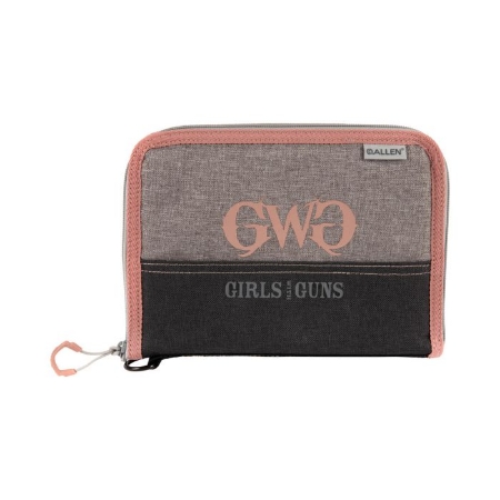 Picture of ALLEN PISTOL CASE GWG ROSES 10" PINK/GREY