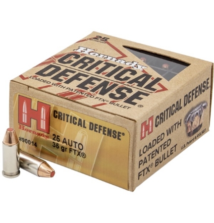 Picture of HORNADY 6.35 AUTO-35GR FTX CRIT/DEF